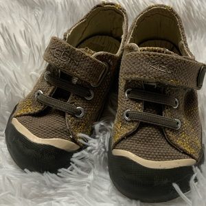 Keen Canvas elastic no tie shoelaces with straps